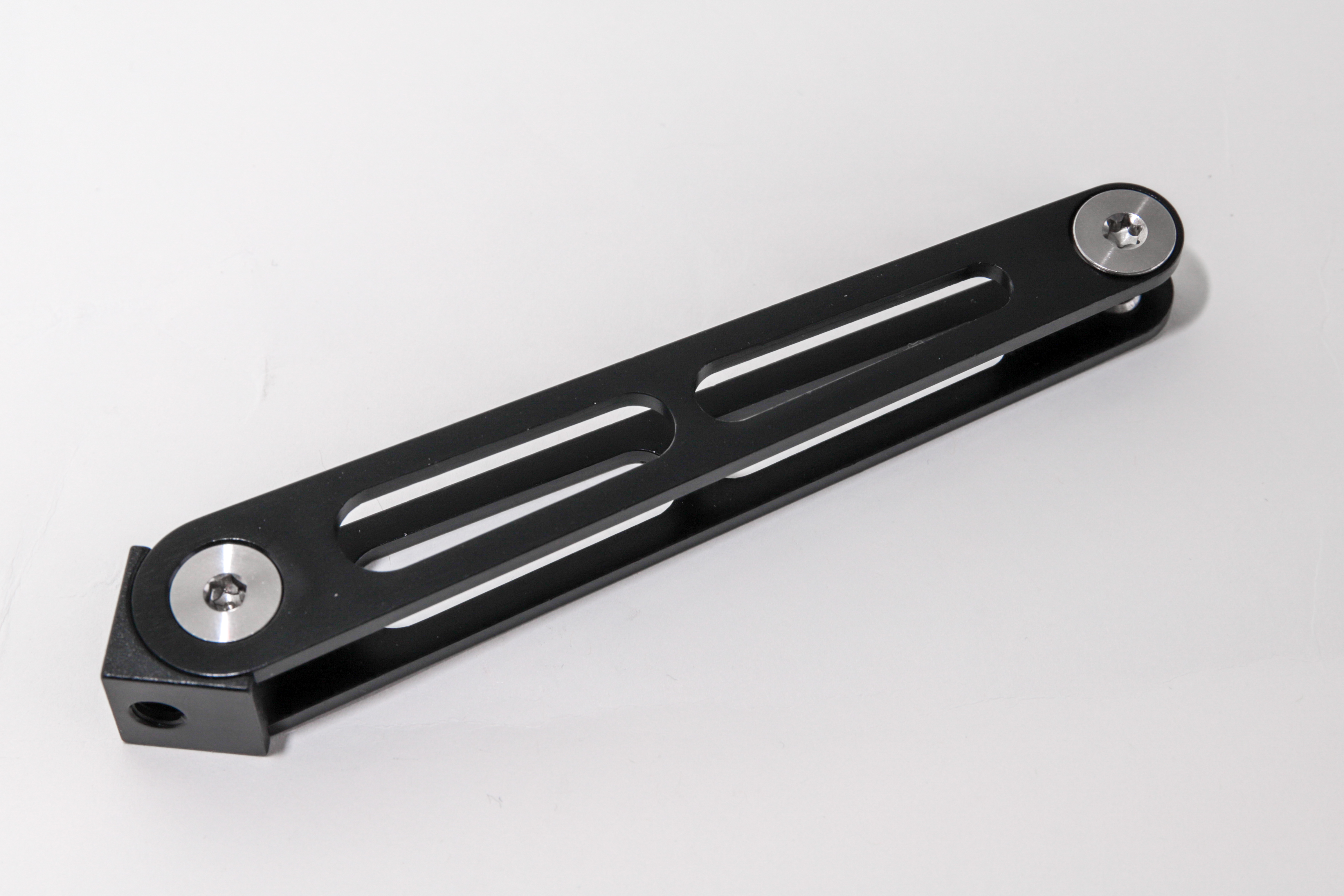 Rennstahl Lampenhalter lang 11cm